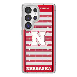 Keyscaper - NCAA - Nebraska Huskers Field Galaxy Clear Case - S25 - Multicolor