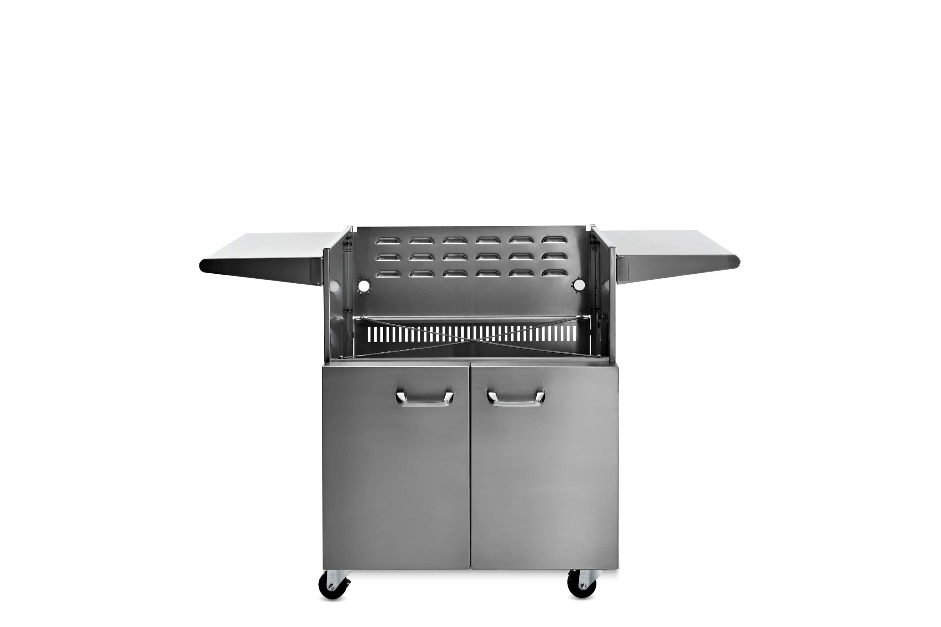Cart for 30" Lynx Professional Grills, Smokers, and Asado Cooktops - Stainless Steel - Front_Zoom