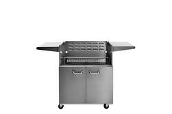 Cart for 30" Lynx Professional Grills, Smokers, and Asado Cooktops - Stainless Steel - Front_Zoom