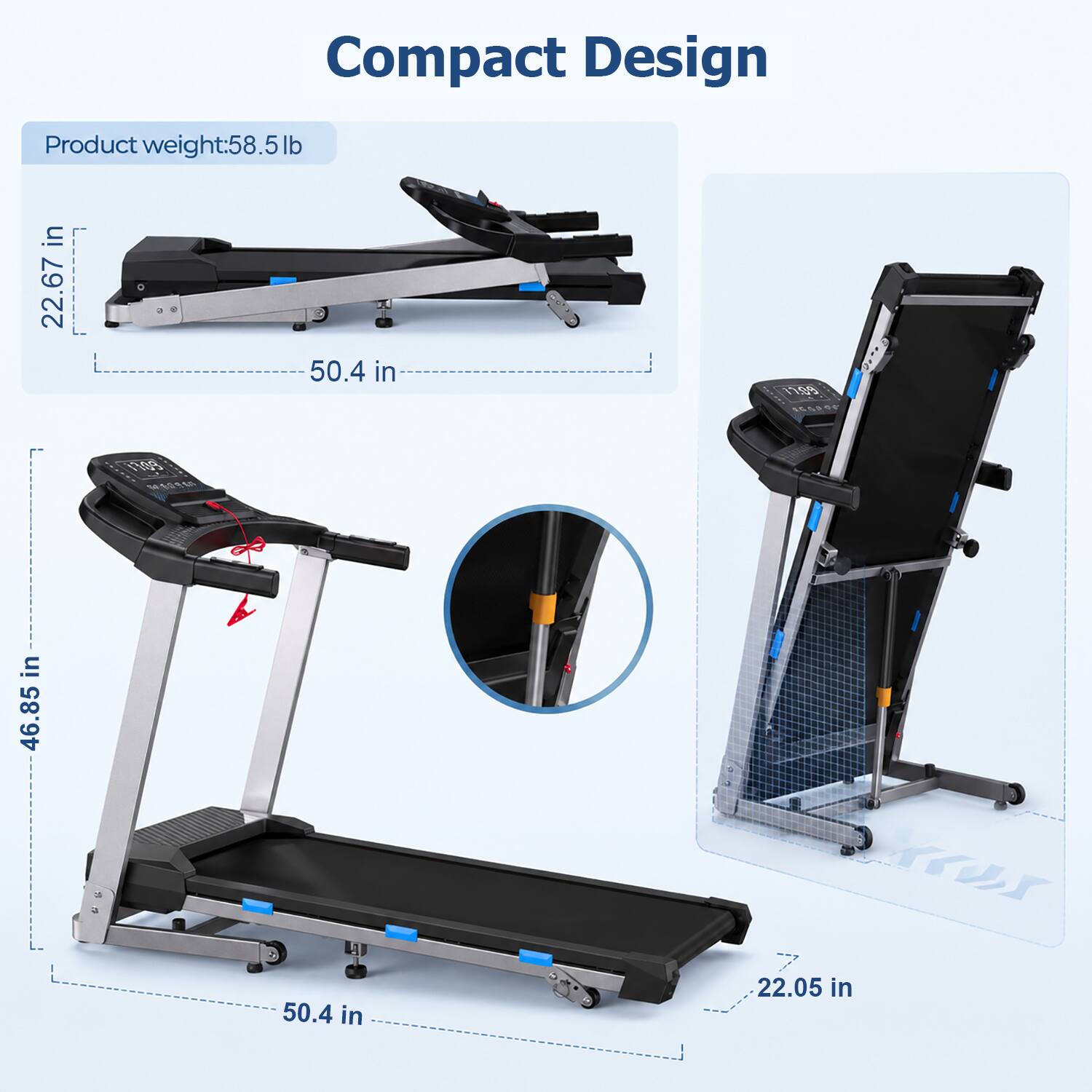 Compact Design

Product weight: 58.5 lb

22.67 in
50.4 in
46.85 in
50.4 in
22.05 in
