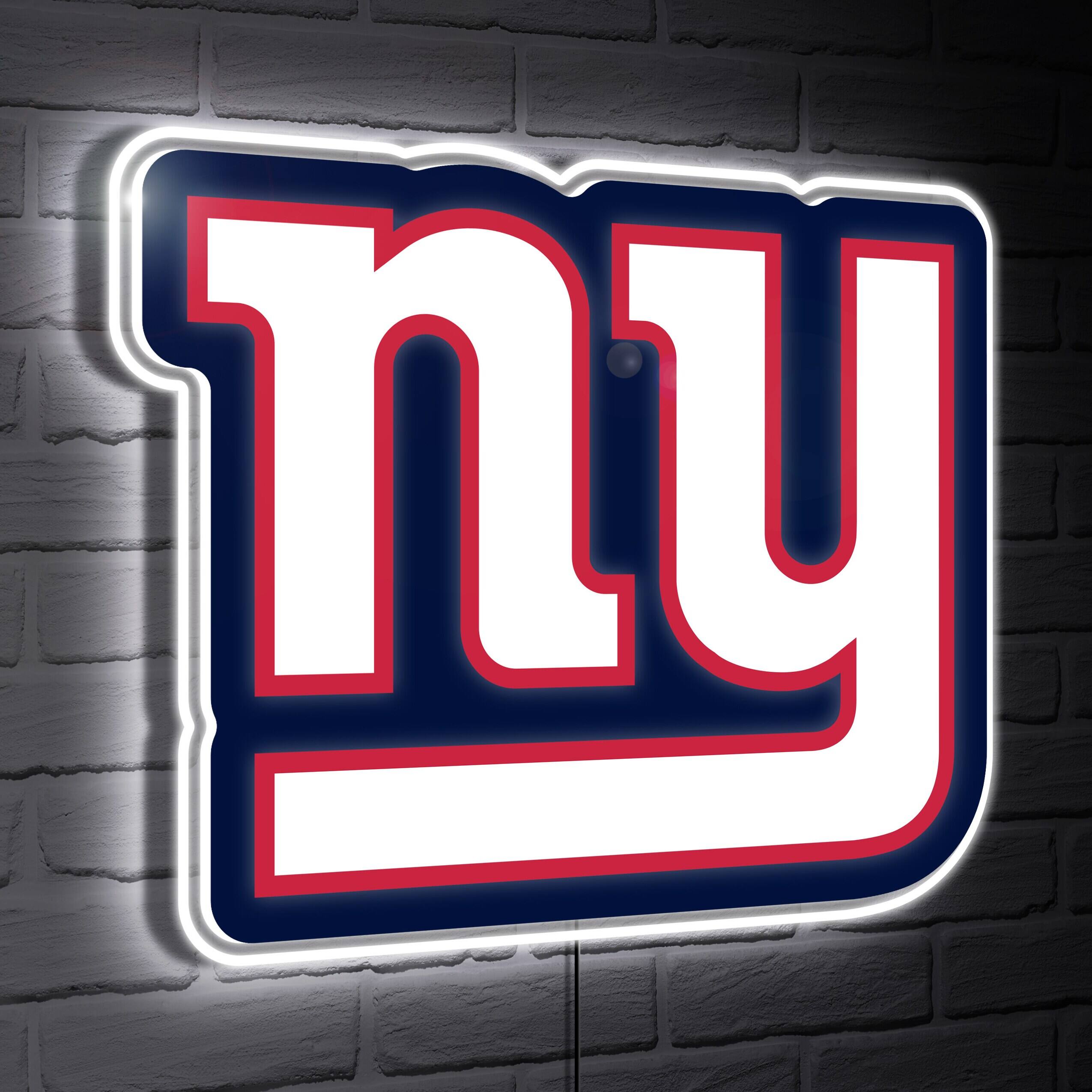 New York Giants LED Team Logo Shaped Lighted Wall Sign