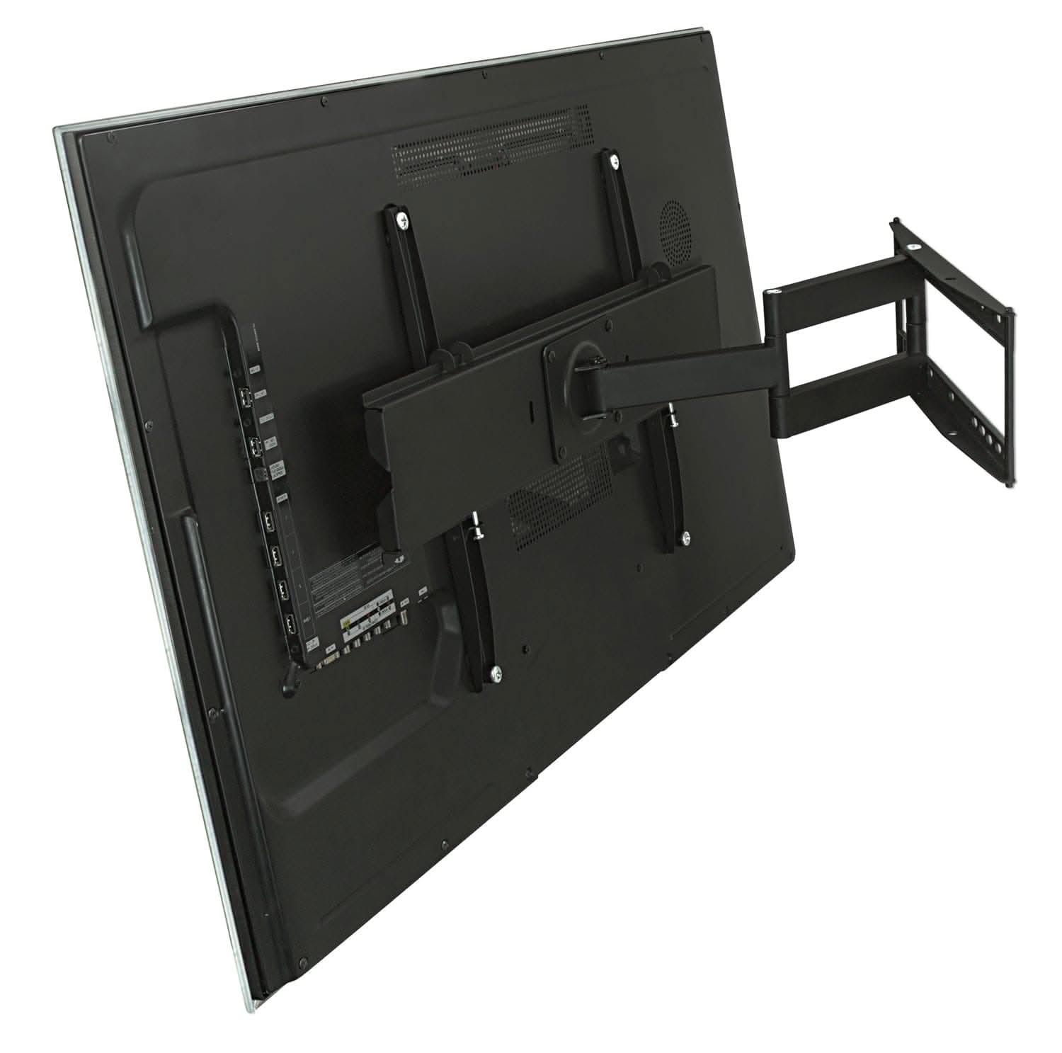 Back. Mount-It! - Swivel TV Wall Mount for 24” – 65” Screens — Tilt & Extend Articulating Arm, Black - Black.