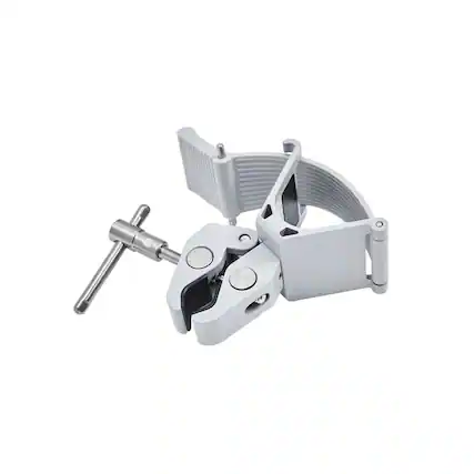 Front. Amaran - Amaran Peak Light Stand Clamp - Versatile Mounting Accessory for Peak Battery - White.