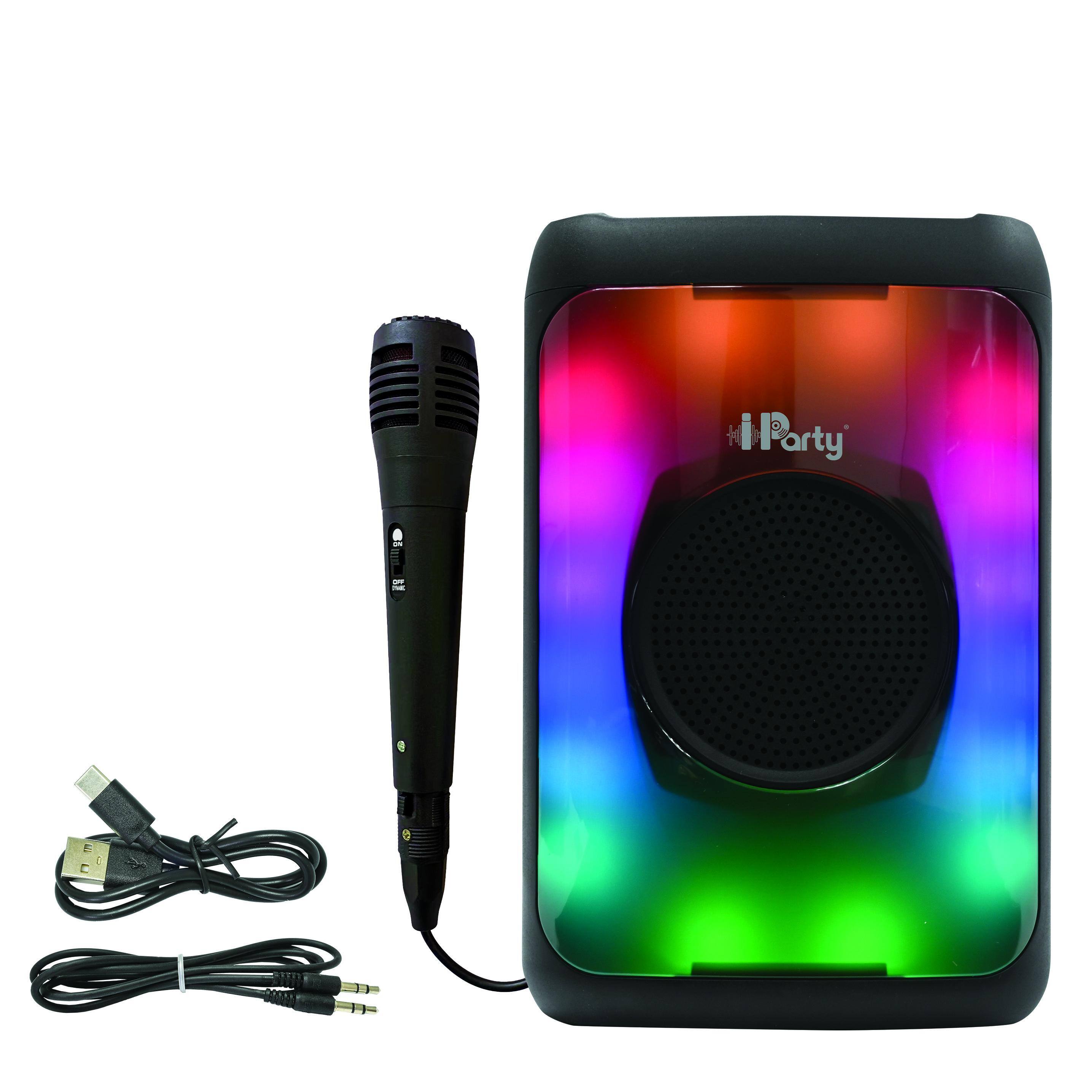 Front. Lexibook - Medium Size Flame Bluetooth Speaker with Mic.
