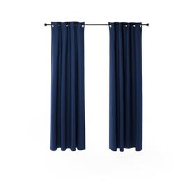 Furinno - Collins Blackout Curtain 52x84 in. 2 Panels - Dark Blue