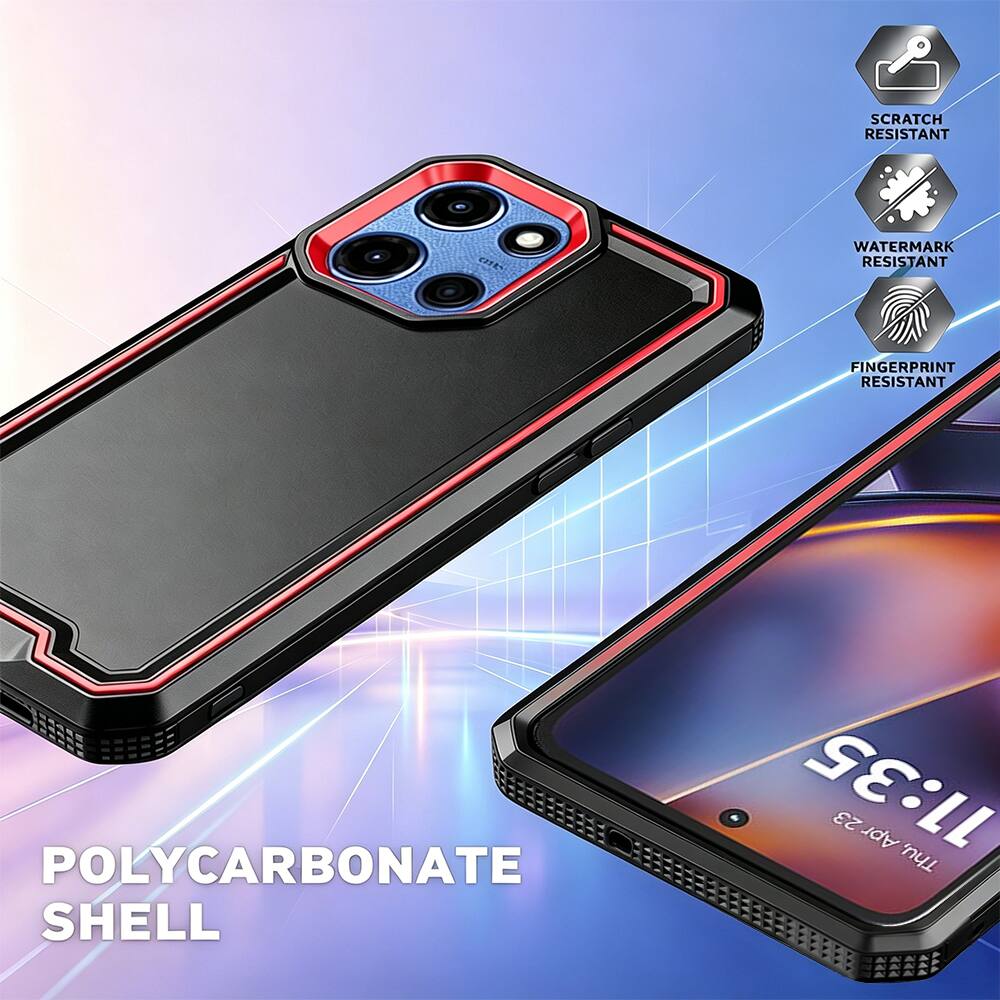 SCRATCH RESISTANT  
WATERMARK RESISTANT  
FINGERPRINT RESISTANT  
POLYCARBONATE SHELL  

11:35  
23 Apr Thu