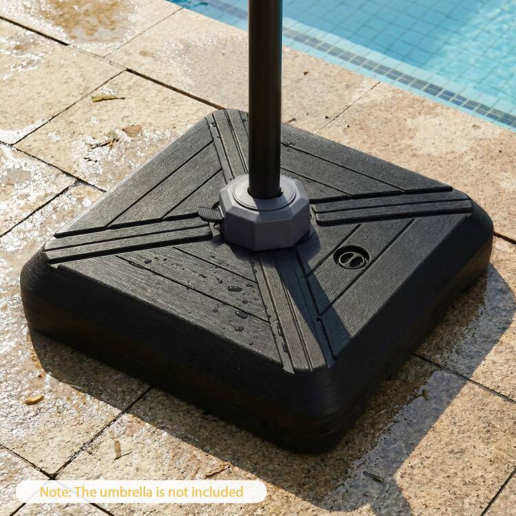 Note: The umbrella is not included