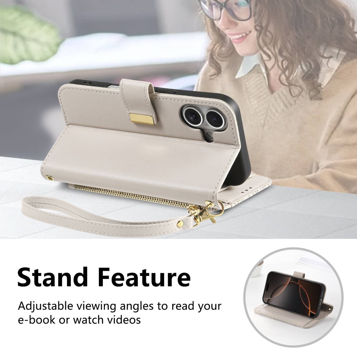 Stand Feature

Adjustable viewing angles to read your e-book or watch videos