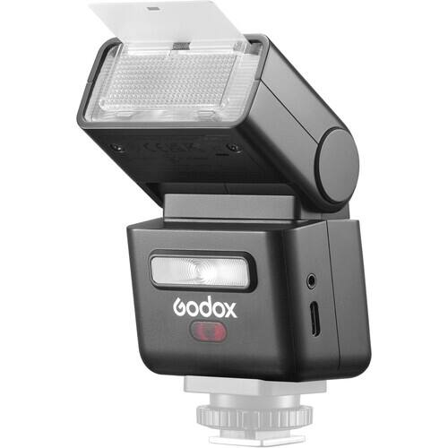 Angle. Godox - iT32 TTL Mini Flash with X5N Wireless Trigger Kit for Nikon - Black.