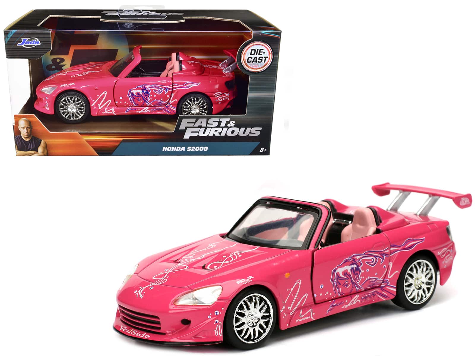 Jada  
FAST & FURIOUS  
HONDA S2000  
8+  

DIE-CAST  

VeilSide  
Hania