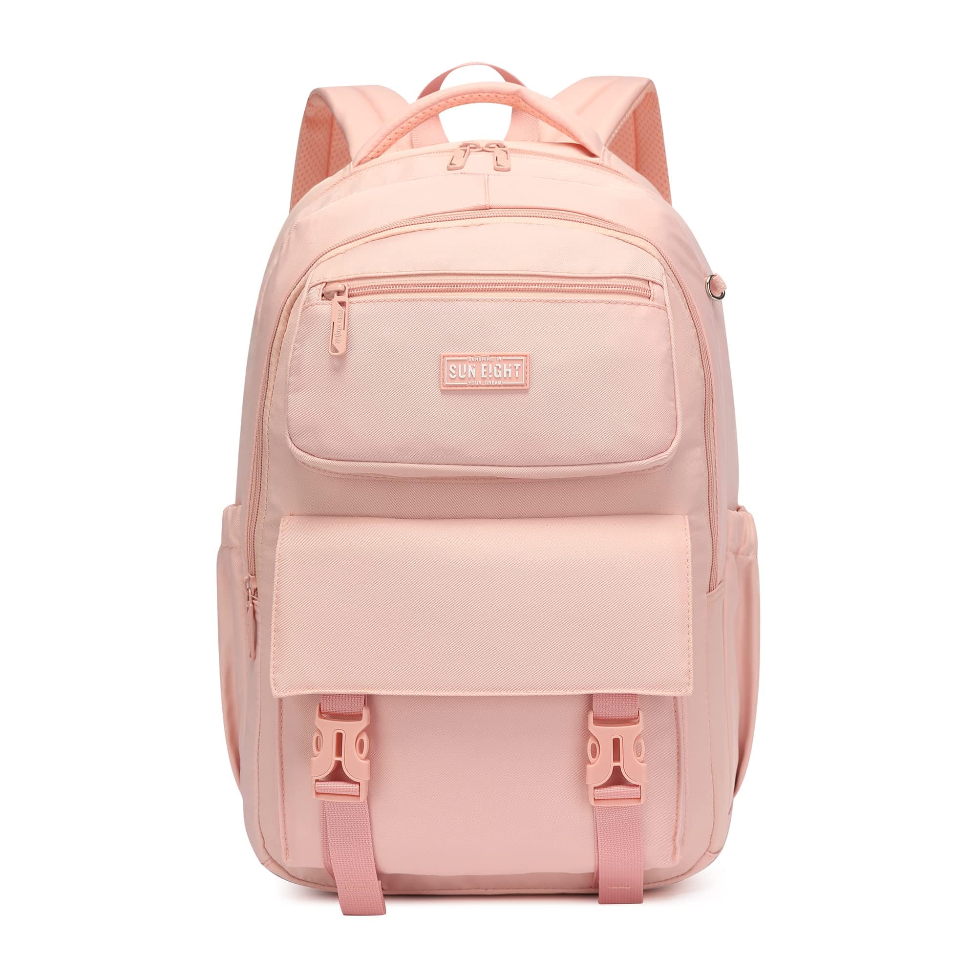 Cozy Serene - 30l Waterproof School Backpack For Ages 6 18 Lightweight Large Capacity Travel Stylish Durable Daypack Teen Teens - Pink