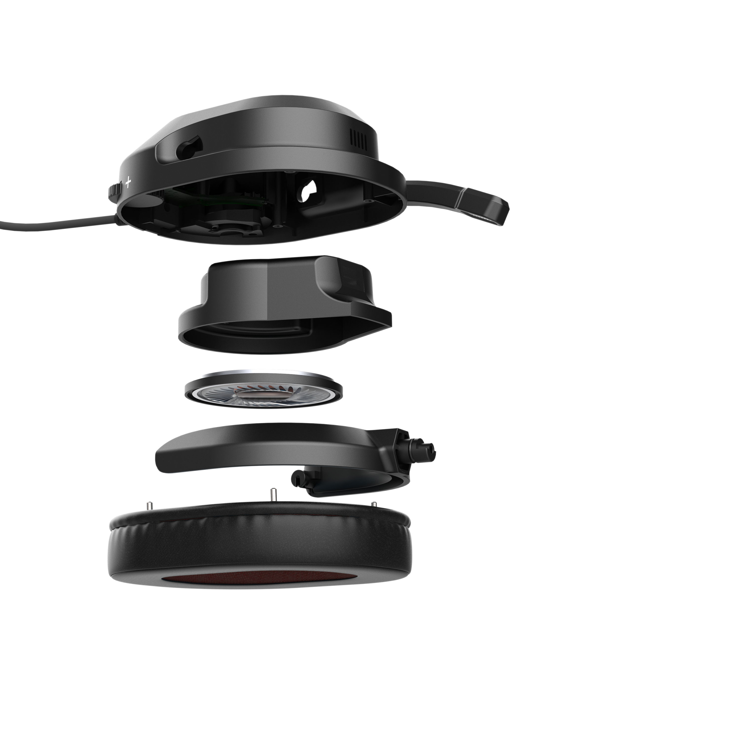 Left. JLab - Nightfall Wired Gaming Over The Ear Headset - Black.