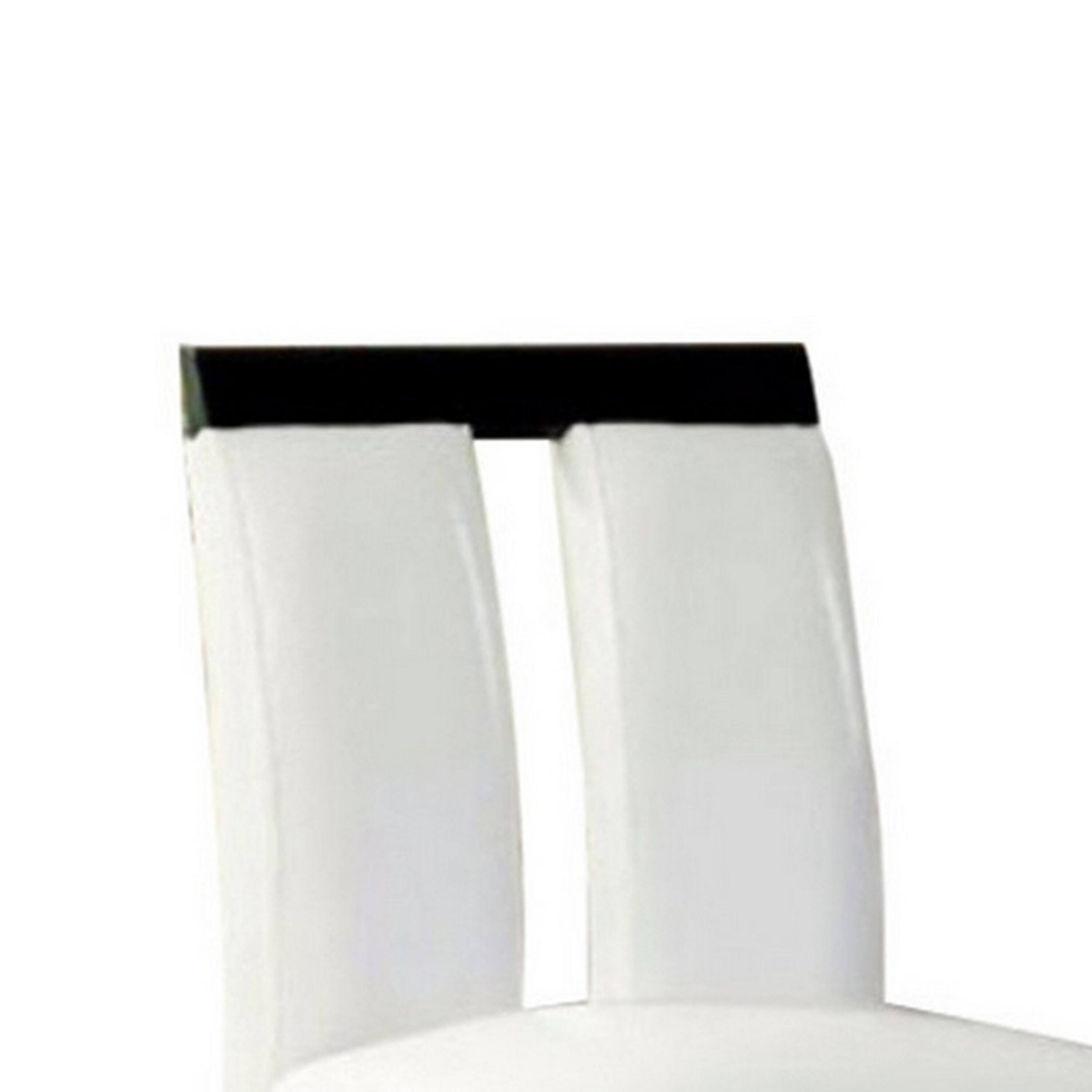 Alt View 1. Manhattan Lane - Luminar II Contemporary Counter Height Chair, Set of 2 - Black, White.