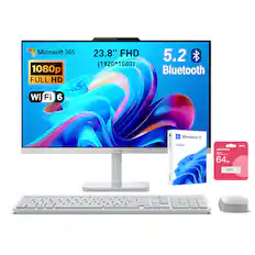 Microsoft 365 1080p FULL HD 23.8" FHD (1920*1080) 5.2 Bluetooth Wi-Fi 6 Lenovo Windows 11 Home ADATA 64GB