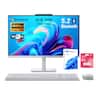 Lenovo - Upgraded - A100 23.8" FHD All-in-One - Intel Core i3-N305 - 16GB RAM 1TB SSD - Wireless Keyboard & Mouse - Adata 64GB USB Drive - Gray