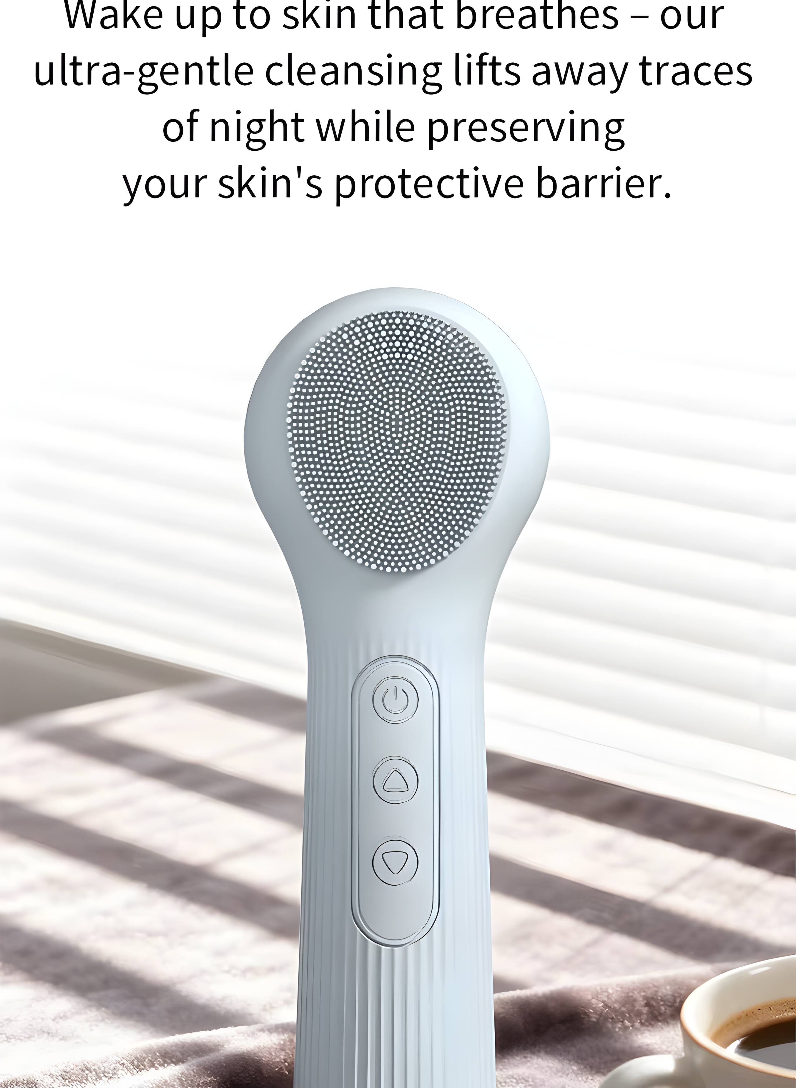 Wake up to skin that breathes – our ultra-gentle cleansing lifts away traces of night while preserving your skin's protective barrier.