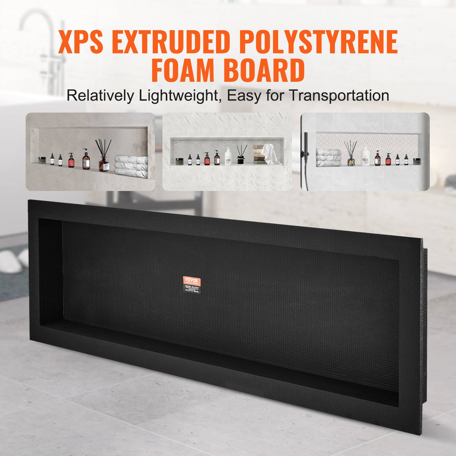 XPS EXTRUDED POLYSTYRENE FOAM BOARD  
Relatively Lightweight, Easy for Transportation