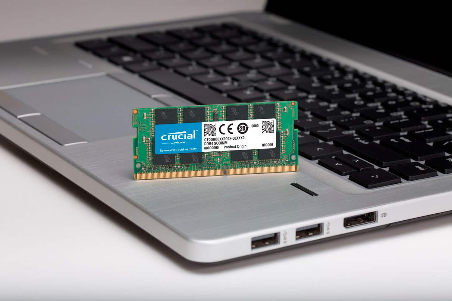 Crucial DDR4 SODIMM 2133 MHz 16GB CT000000XX000X-00XXX0 - pacron Origin 000000 00000000 Product Removal will void warranty 2 17 H PAE L 1 < O V 7 S / a - P D A
