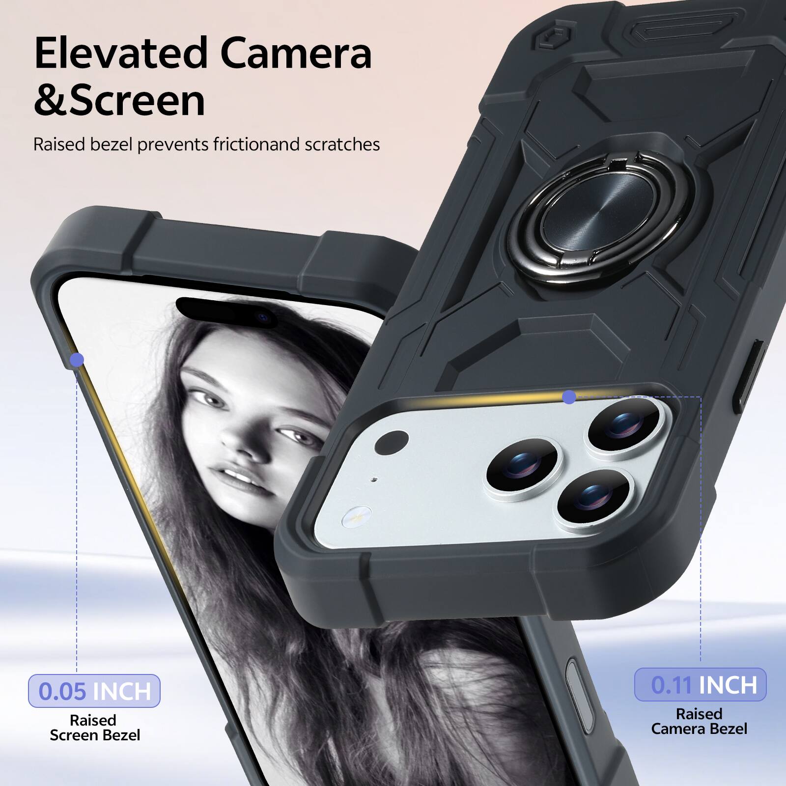 UUCOVER Rugged Protective Case for iPhone 17 Pro Max, Shockproof ...