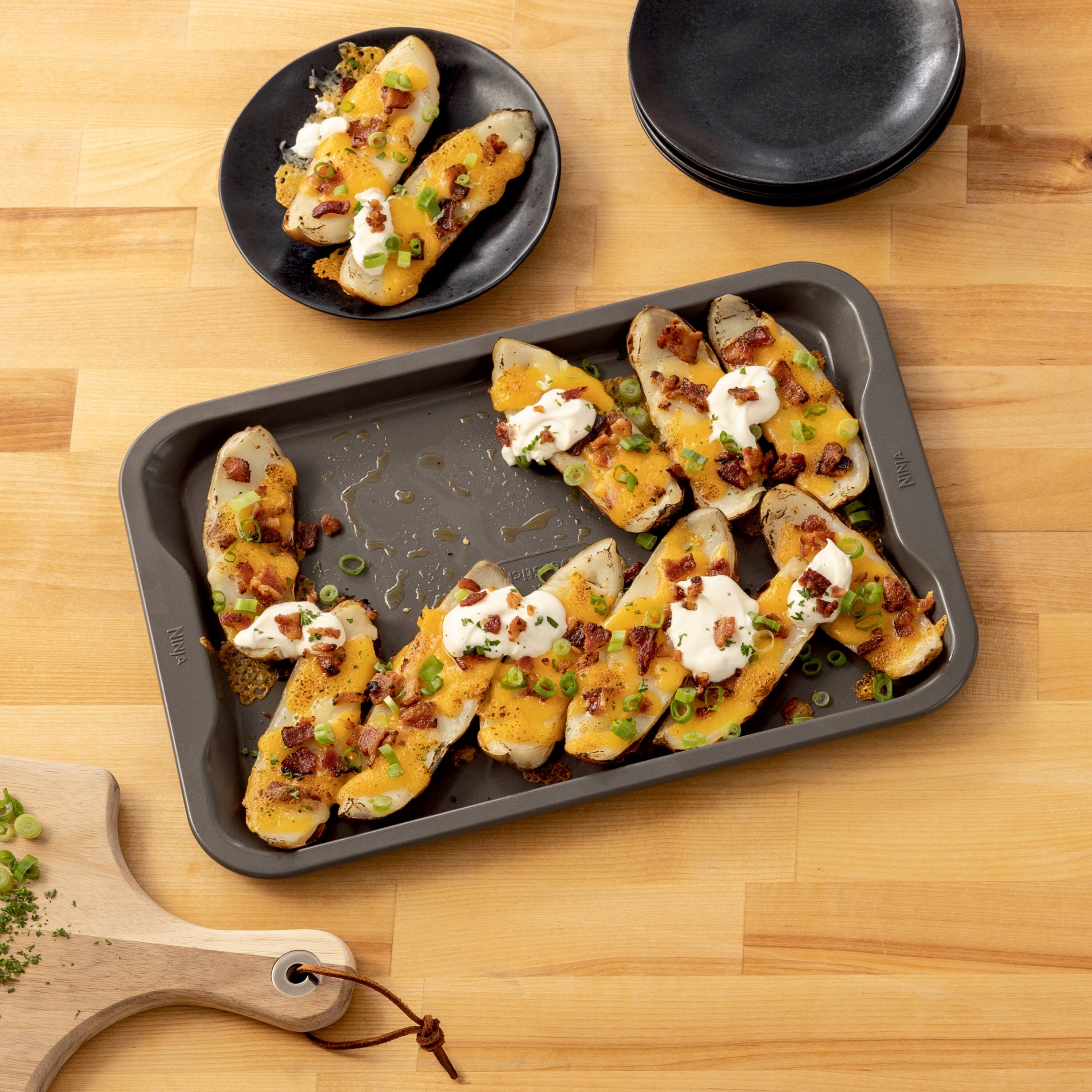 Ninja NeverStick Essential 2 Piece Baking Sheet & Rack Set Gray
