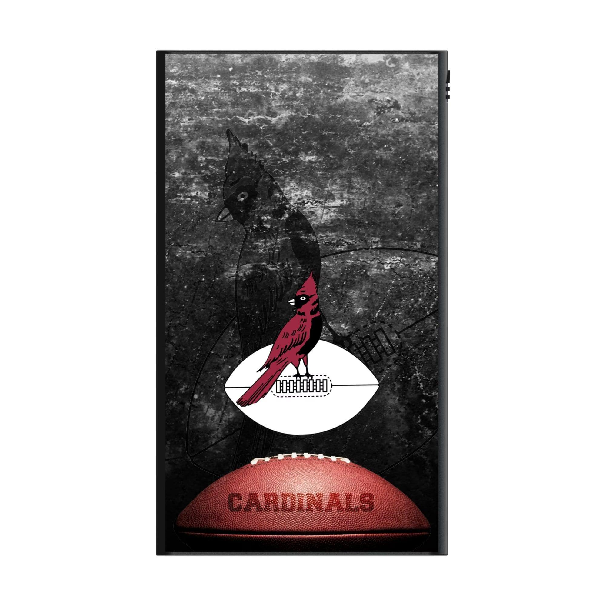 Alt View 1. Keyscaper - Chicago Cardinals 5000mAh Flat Powerbank - Black.