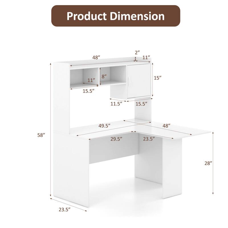 Product Dimension: 48" x 2" x 11" x 11" x 8" x 15" x 15.5" x 11.5" x 15.5" x 49.5" x 48" x 58" x 29.5" x 23.5" x 28" x 23.5"