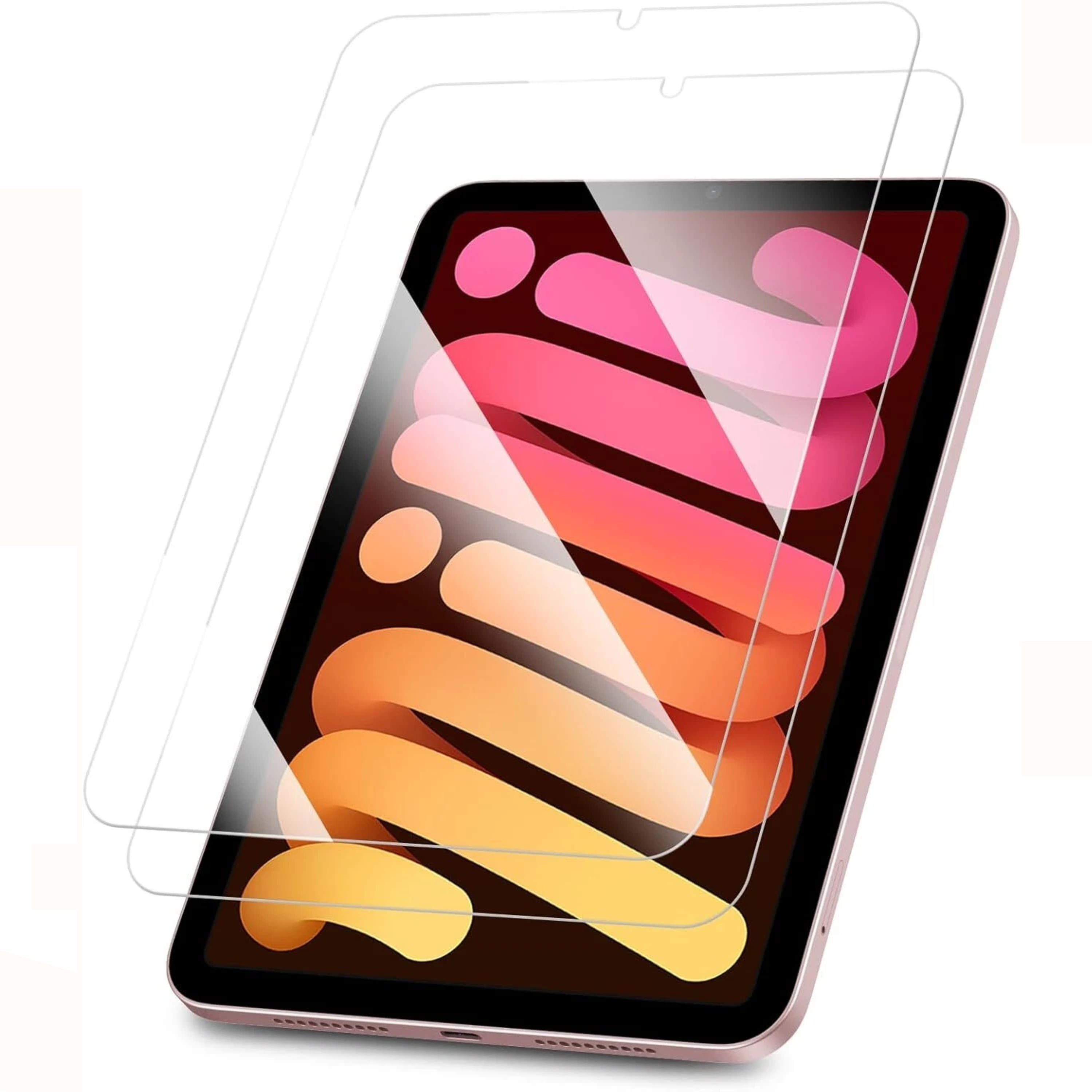 Kitcheniva - Tempered Glass Screen Protector for iPad Mini 7 (A17 Pro)2024/iPad Mini 6 2 Pack - Clear