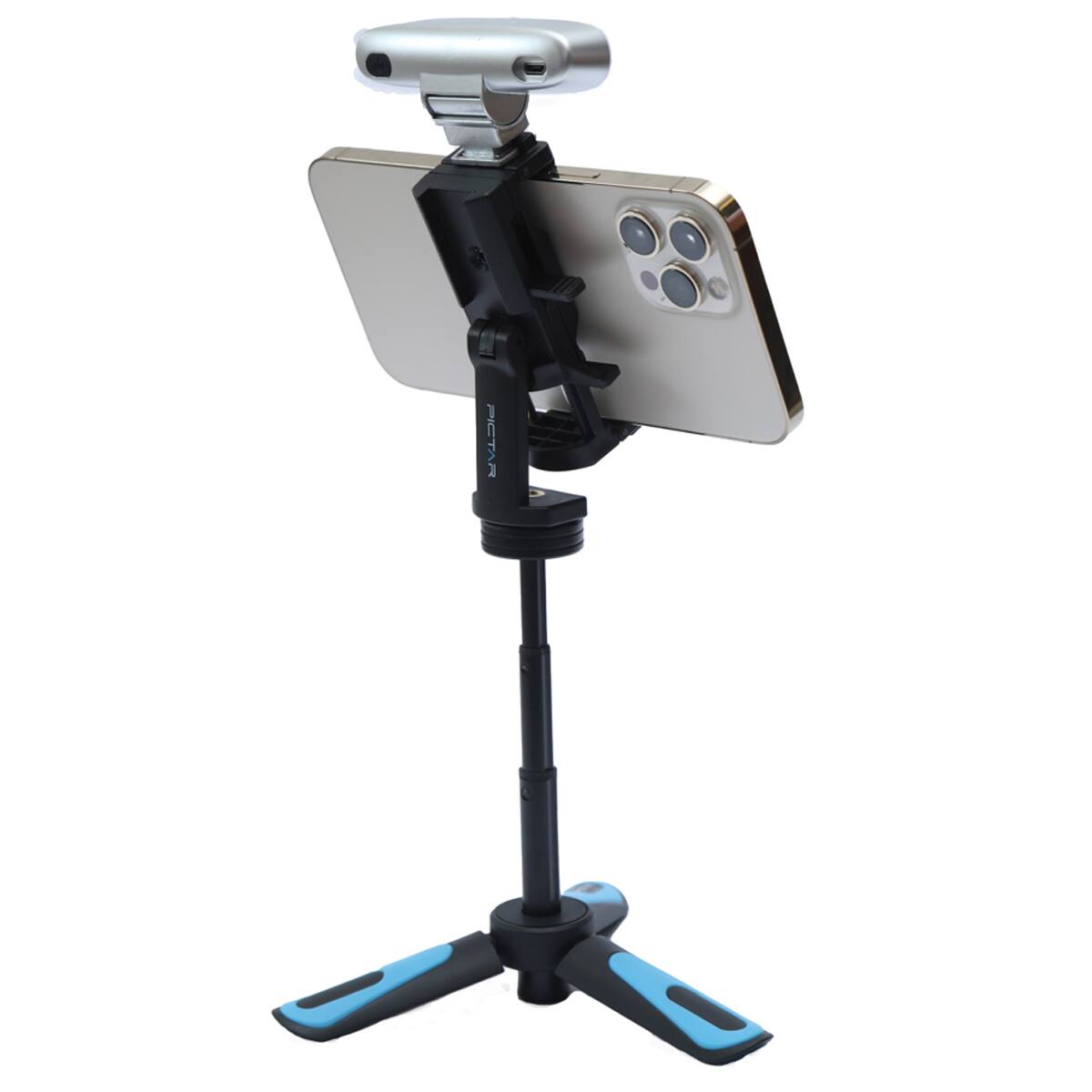 Alt View 5. Pictar - Pictar Telescopic Tripod Stand for Mobile Phones.