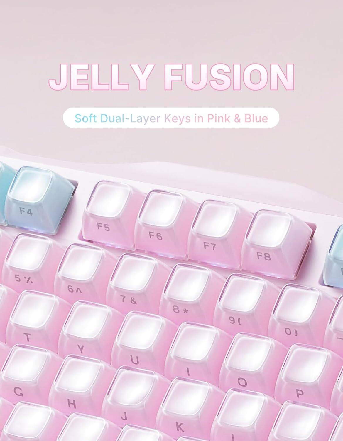 JELLY FUSION Soft Dual-Layer Keys in Pink & Blue

F4 5% 5 a T G 6 Y H F5 F6 7 & 7 & 8* * U I J K F7 F8 9( O I (0 P I