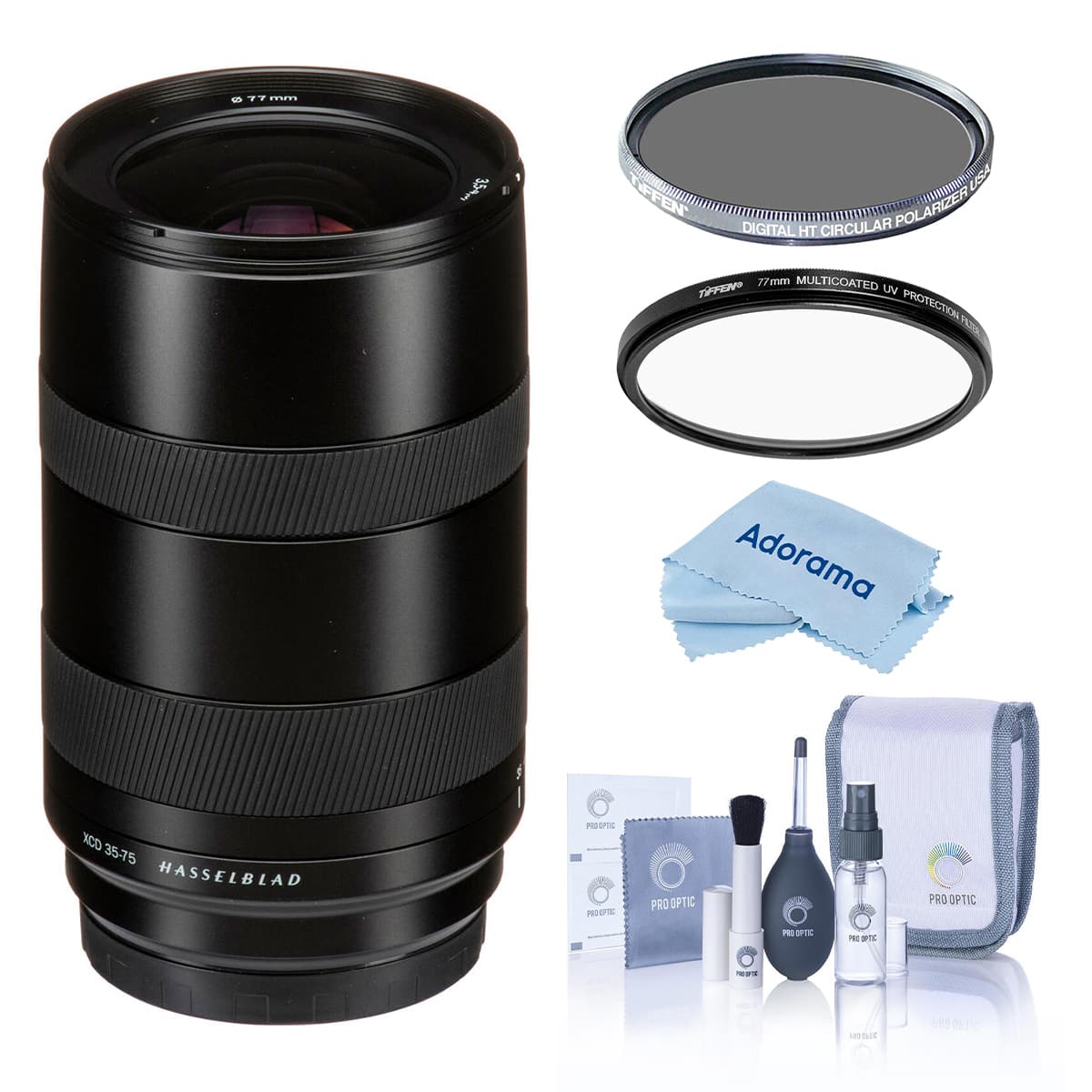 Bundle - Hasselblad - 35-75mm f/3.5-4.5 XCD Lens, with Tiffen 77mm UV and CPL Filters price history on PriceWatchPro