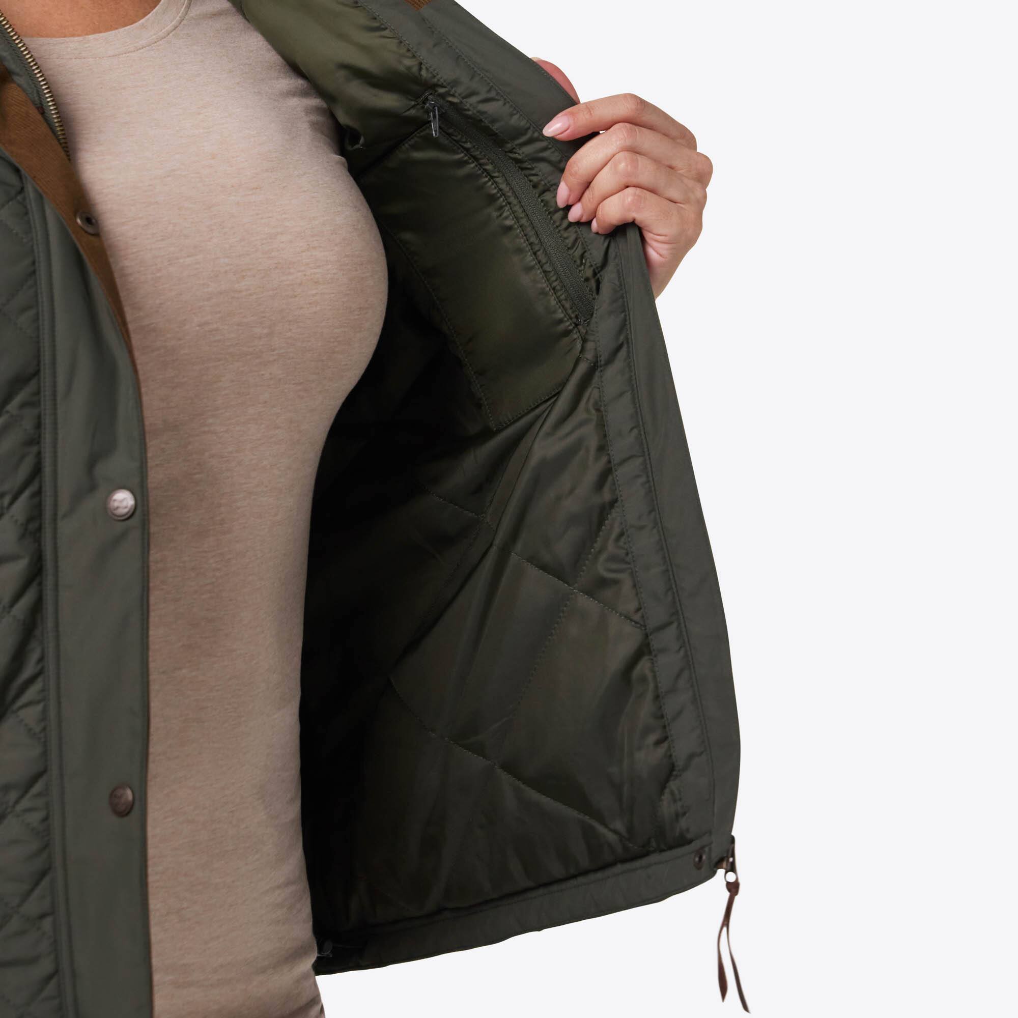 Alt View 4. Mobile Warming - Women's Duke Heated Vest - Forest Green.