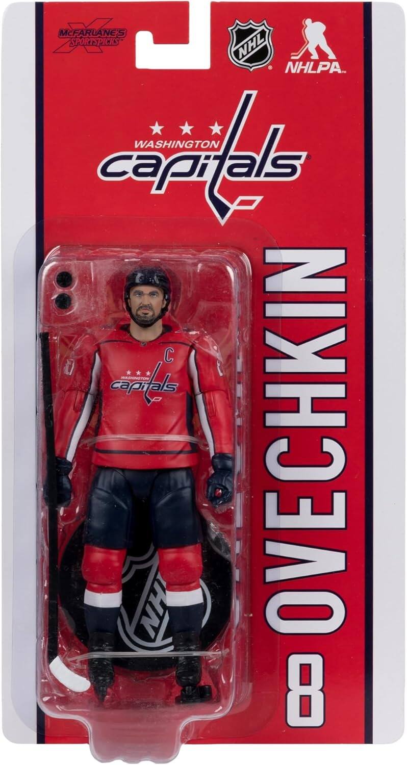 MCFARLANE'S SPORTSPICKS  
NHL  
NHLPA  
WASHINGTON  
CAPITALS  
OVECHKIN 8