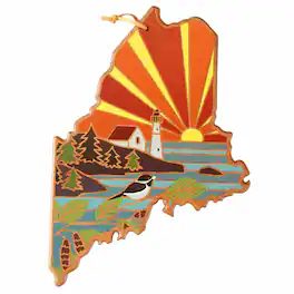 Totally Bamboo - Maine Cutting Board with Artwork by Summer Stokes