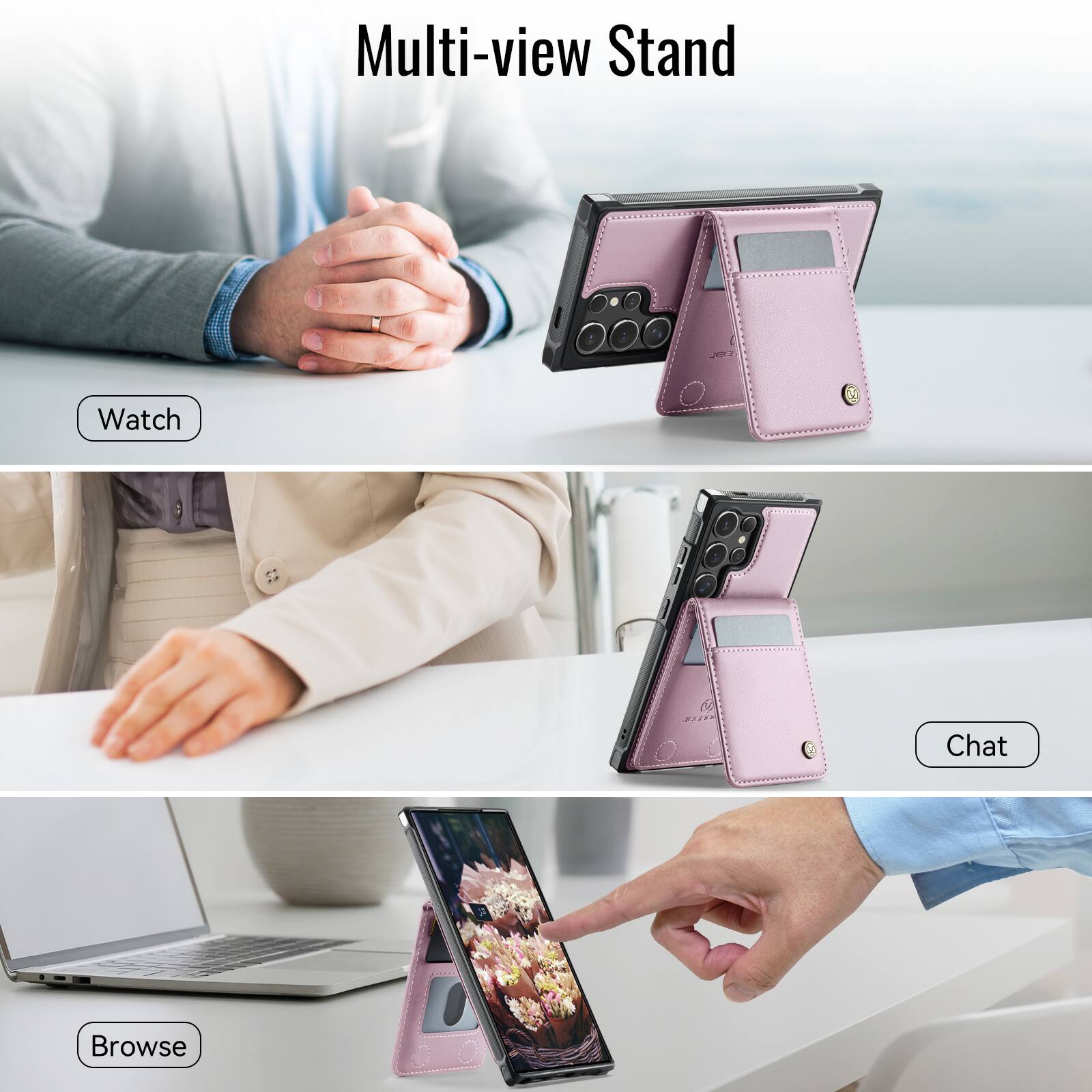 Multi-view Stand

- Watch
- Chat
- Browse