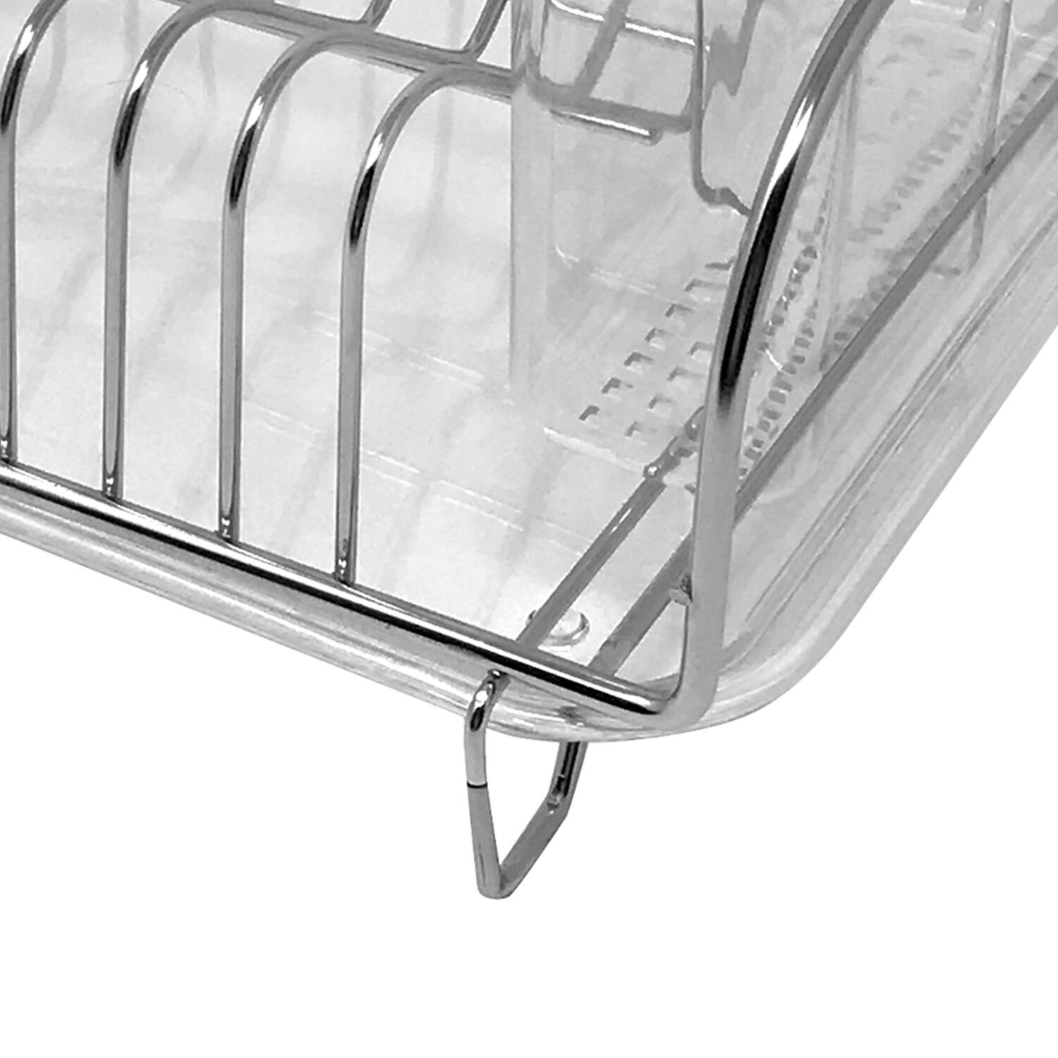 Alt View 4. Better Houseware - 3-Piece Compact Dish Drainer Set - Stainless Steel.