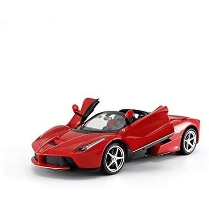 Front. JuzToys - Remote Control Car, 1:14 RC Car Ferrari LaFerrari Car w/Drift Function (Red) - Red.