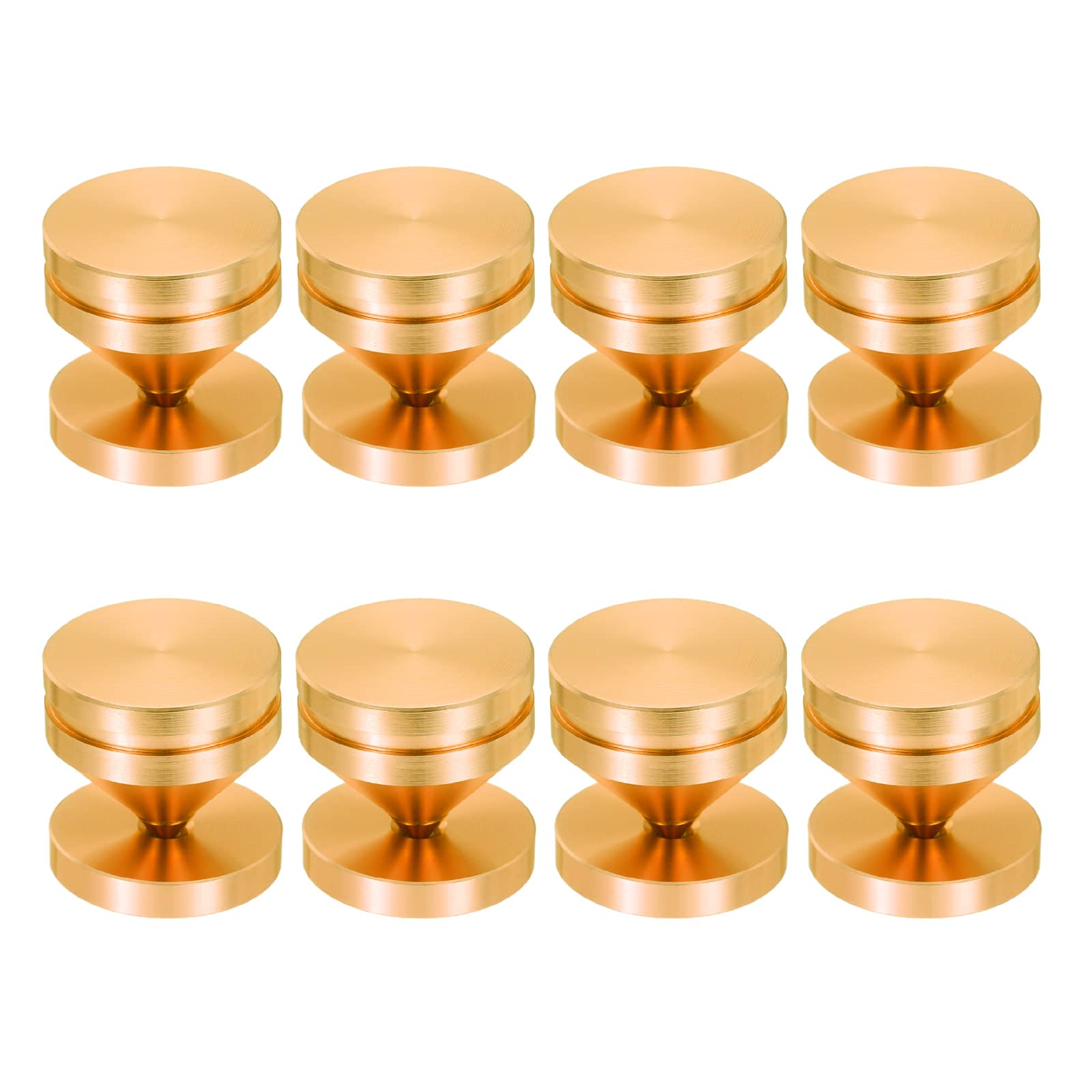 Unique Bargains - 8pcs Speaker Spike Kit Shockproof Adjustable Aluminum Alloy Spike Isolation with Pads Mat for Subwoofer - Rose Gold price history on PriceWatchPro