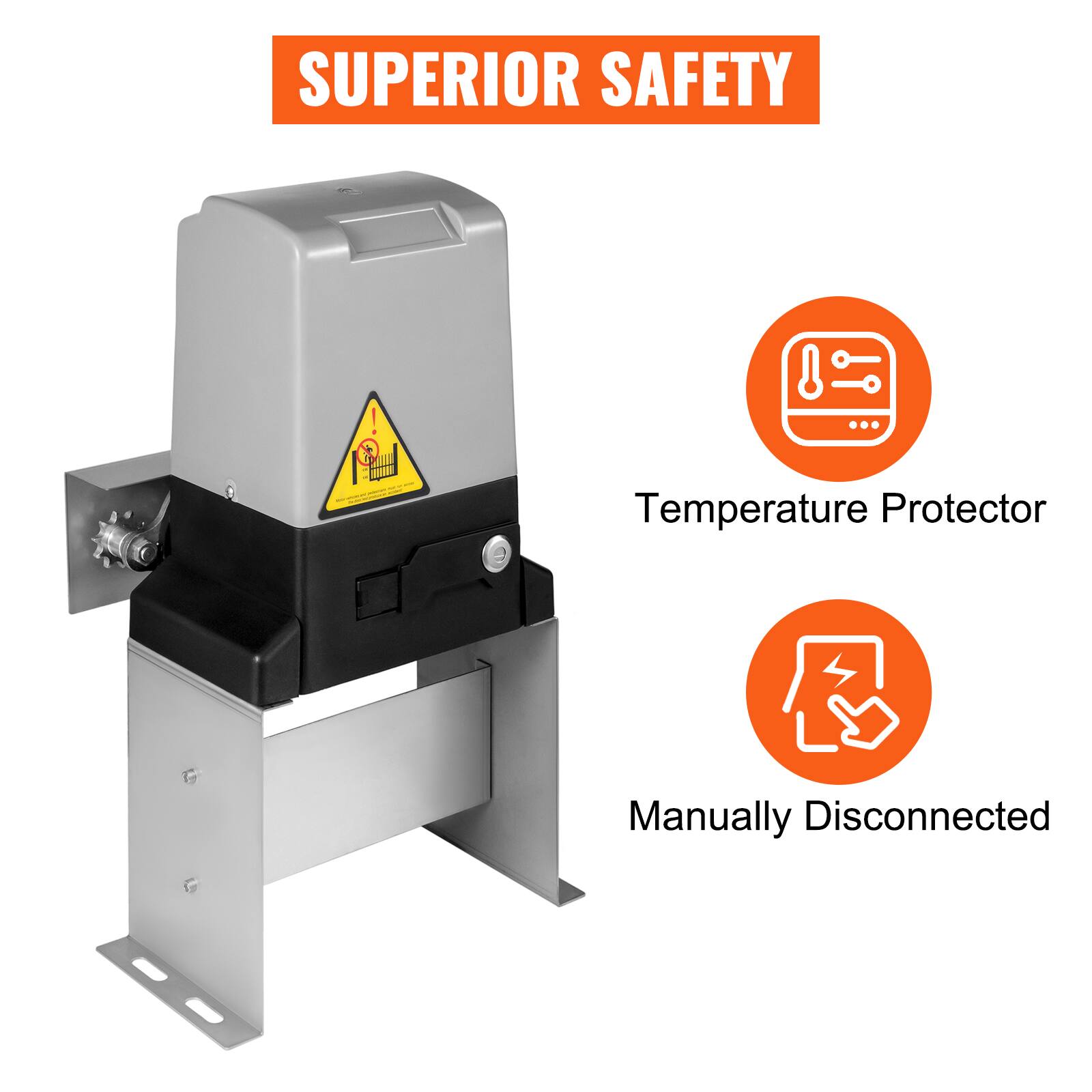 SUPERIOR SAFETY
Temperature Protector
Manually Disconnected