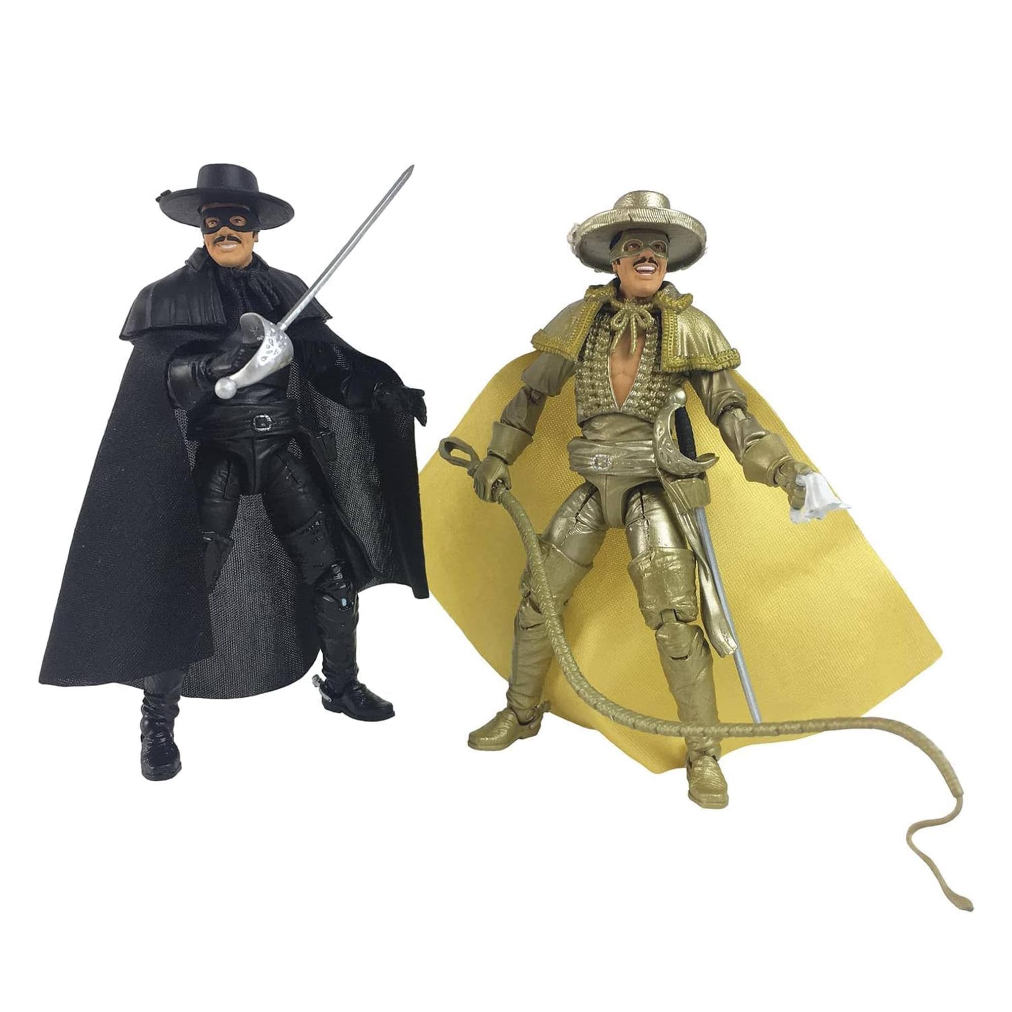 Front. Boss Fight Studio - Zorro The Gay Blade Hero H.A.C.K.S. Action Figure 2-Pack - Multi-Colored.