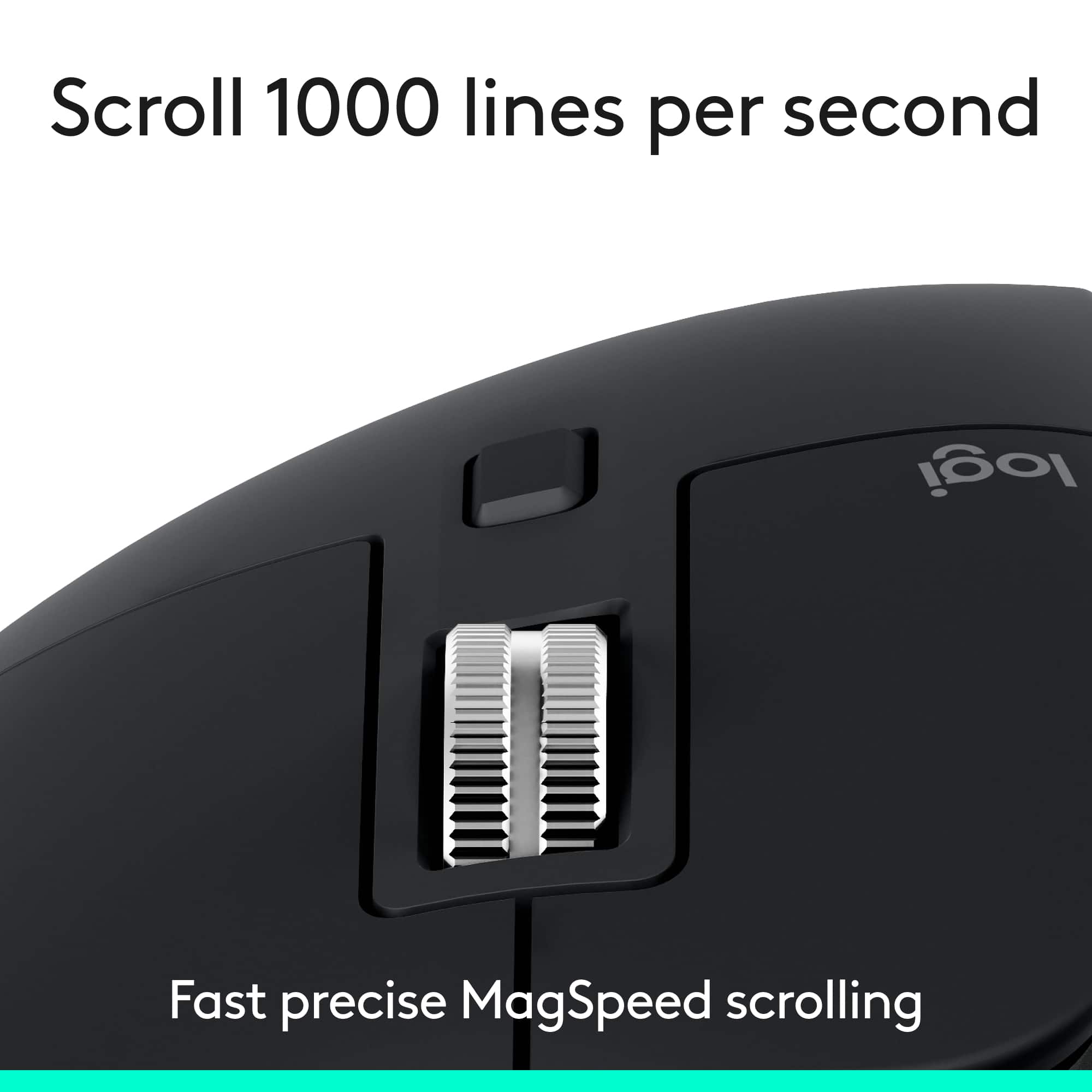 Fast precise MagSpeed scrolling
Scroll 1000 lines per second