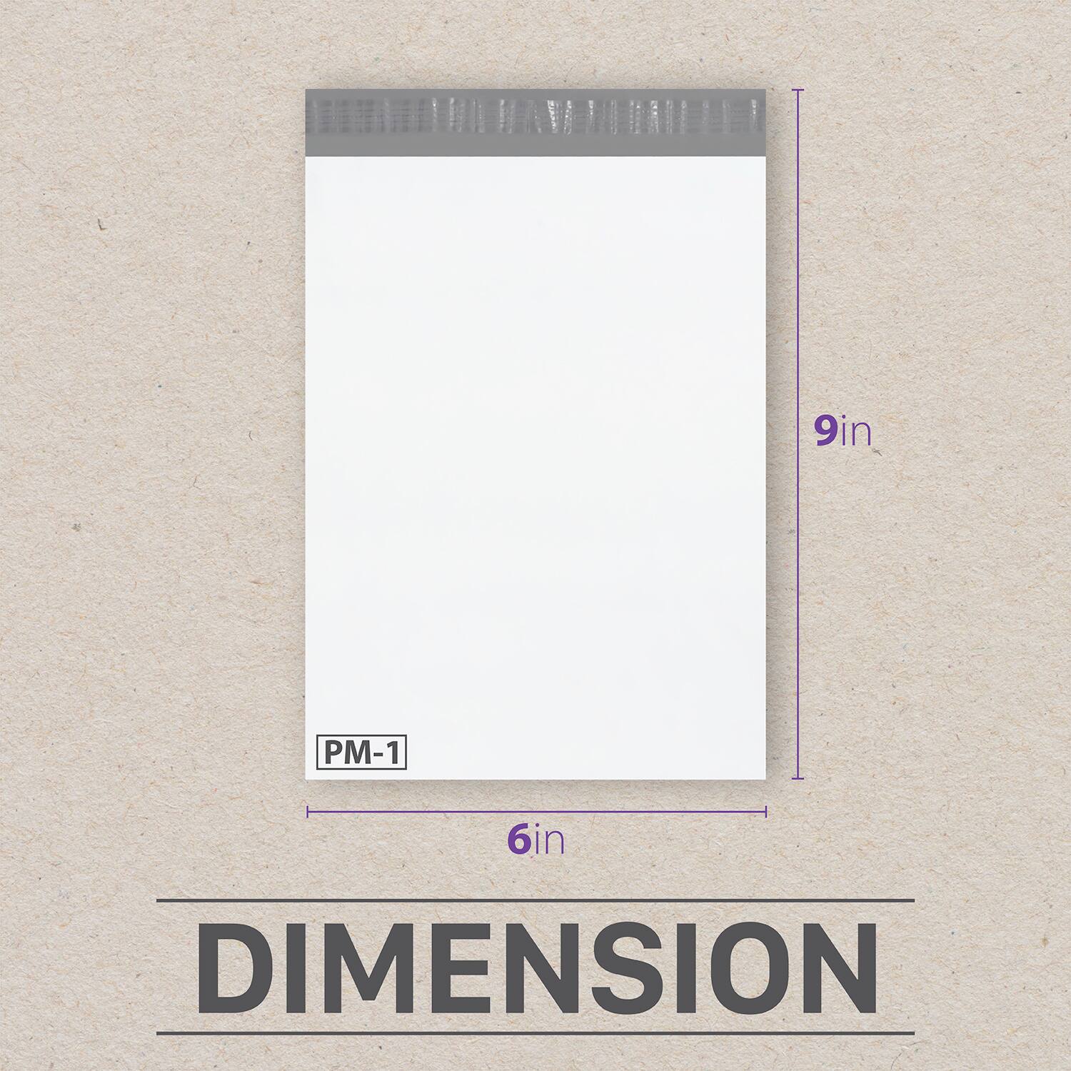PM-1  
6in x 9in  
DIMENSION