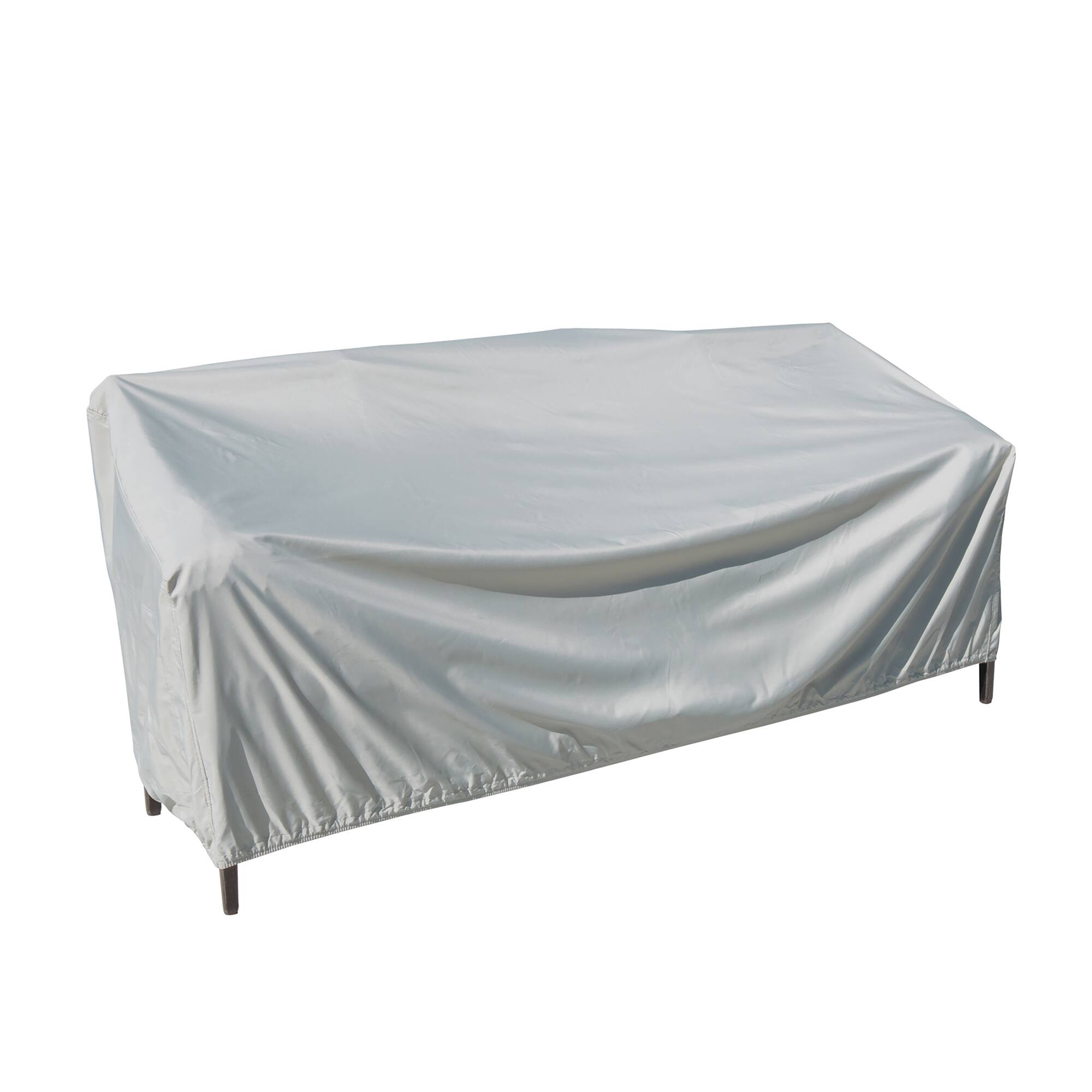Front. Mondawe - 96"W x 42"D x 43"H Outdoor Furniture Protective Cover Fits X-Large Sofa/Curved Sofa - Grey.
