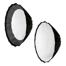 Glow - Inner and Outer Diffusion Fabrics for Profond Quick-Open 55" Deep Parabolic Softbox with Focusing Rod System