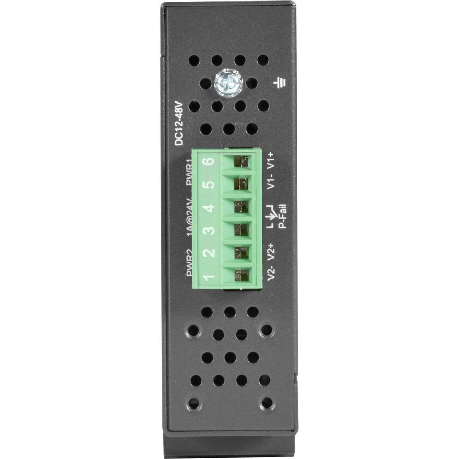 DC12-48V  
PWR1 1A@24V PWR2  
6 5 4 3 2 1  
V1+ V1- P-Fail V2+ V2-