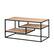 Angle Zoom. Walker Edison - Modern Minimal Coffee Table with Floating Shelves - Coastal Oak.