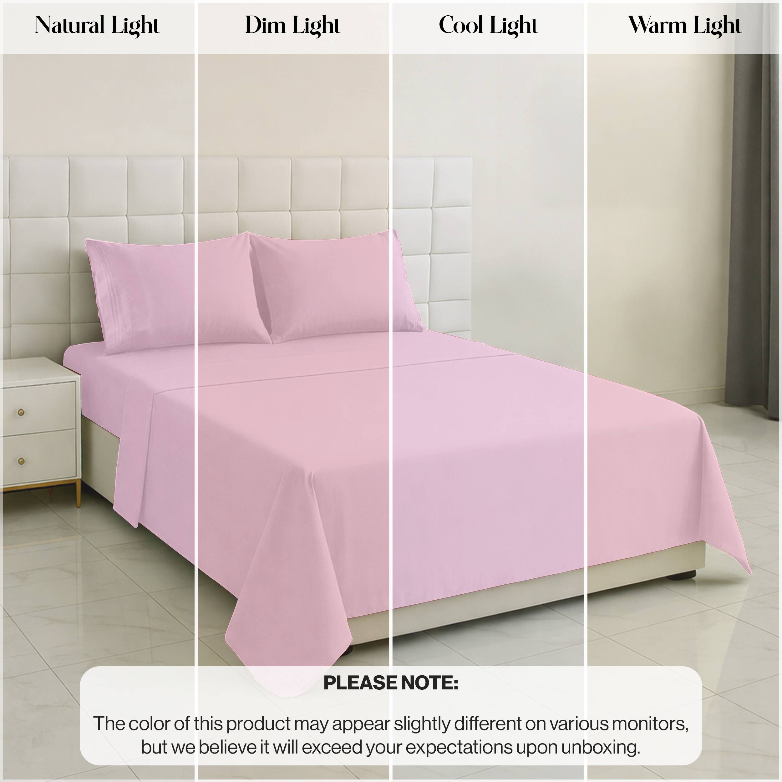 Natural Light  
Dim Light  
Cool Light  
Warm Light  

PLEASE NOTE:  
The color of this product may appear slightly different on various monitors, but we believe it will exceed your expectations upon unboxing.