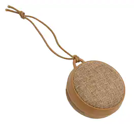 Maxell - 3W ECO Portable Bluetooth Rechargeable Speaker, Natural Wood Casing, Aux In, IPX7 Waterproof, 7 Hr Play Time - Dark Wood