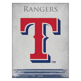 Holland Bar Stool Co. - Texas Rangers 24" x 32" Splash Canvas Wall Art - Multicolor