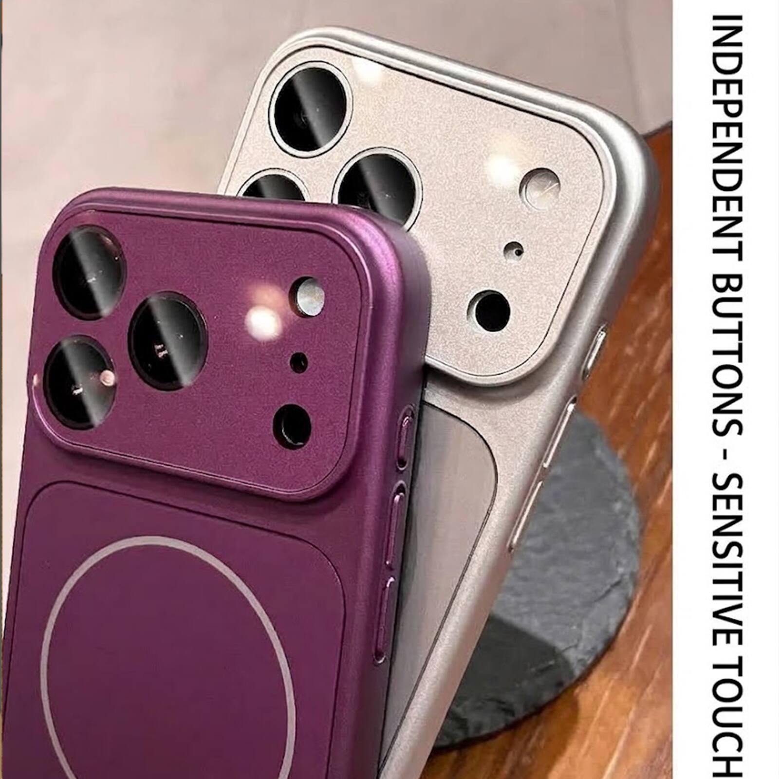 INDEPENDENT BUTTONS - SENSITIVE TOUCH