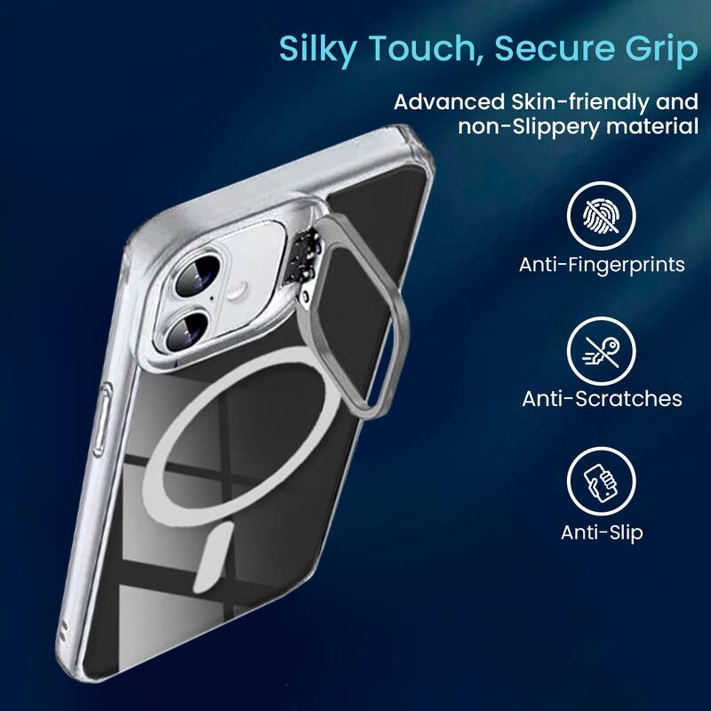 Silky Touch, Secure Grip

Advanced Skin-friendly and non-Slippery material

- Anti-Fingerprints
- Anti-Scratches
- Anti-Slip